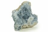 Sparkly, SKy-Blue Celestine (Celestite) Geode - Madagascar #344664-1